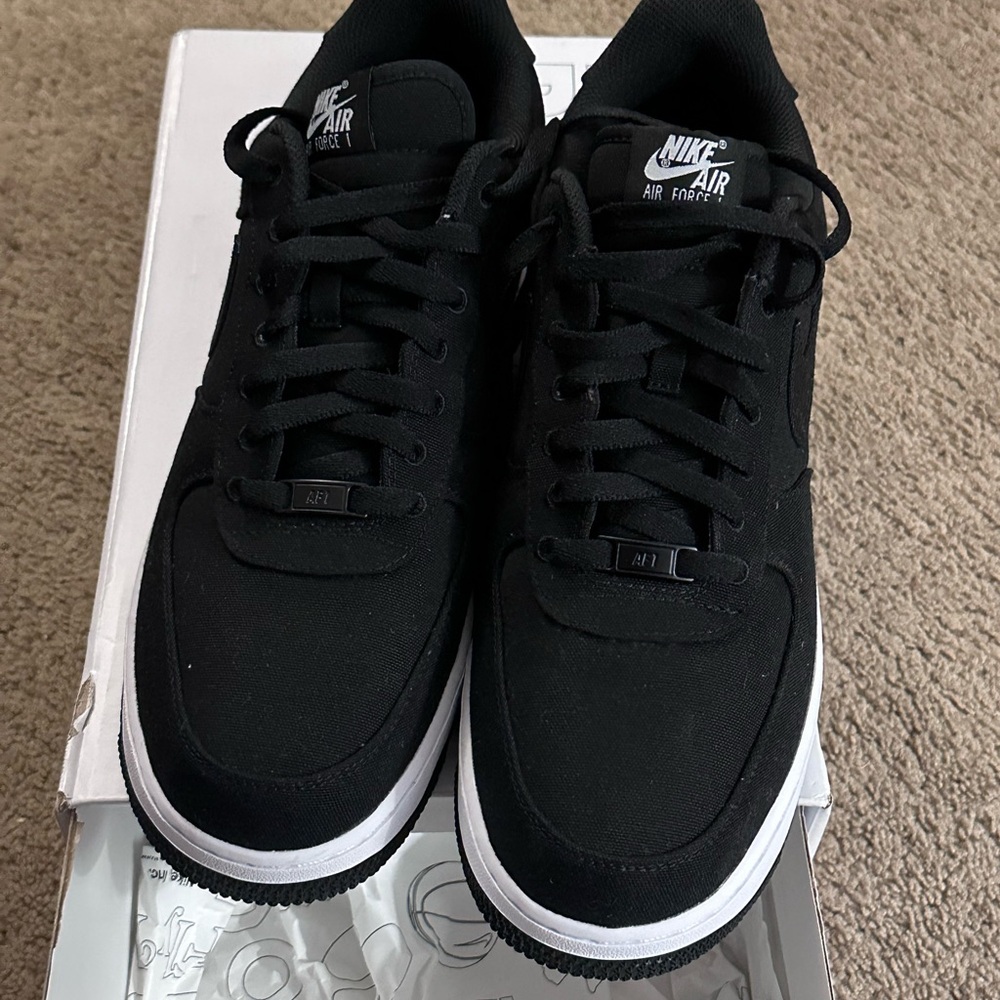 Nike Air Force 1 Low Black and White Sneakers